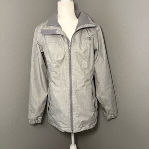 The North Face‎ Light Gray DryVent Hooded Jacket Size Medium